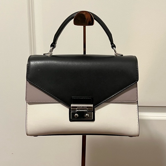 Micheal Kors Tri-Colour Greenwich Purse Crossbody - Picture 1 of 5